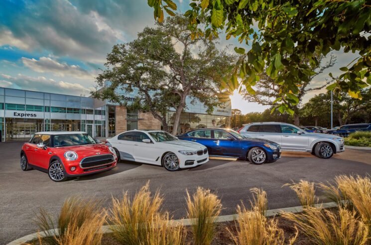 Exterior lot of a Principle Auto Group dealership